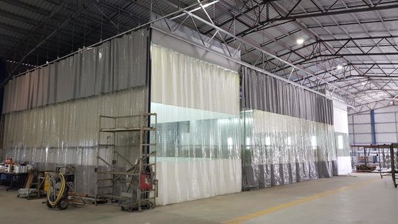 ποιότητας PVC κουρτινών άσπρο χρώμα φύλλων χάλυβα προετοιμασιών γαλβανισμένο σταθμός που χρωματίζει το στρατιωτικό προϊόν εργοστάσιο