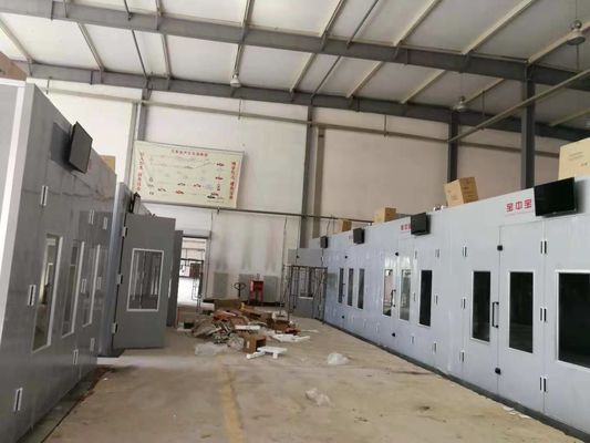 ποιότητας Επαγγελματικός θάλαμος σπρέι εκπαίδευσης βαφής αυτοκινήτων σε σχολή επισκευών εργοστάσιο