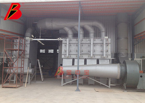 ποιότητας 69kw καθαρίζοντας δωμάτιο αμμόστρωσης για το μεγάλο εμπορευματοκιβώτιο εργοστάσιο