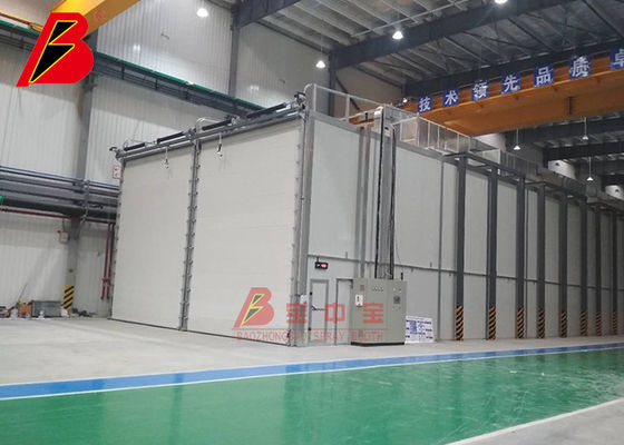 Βιομηχανικός θάλαμος ψεκασμού αιθουσών 49KW ψησίματος για το φορτηγό οχημάτων