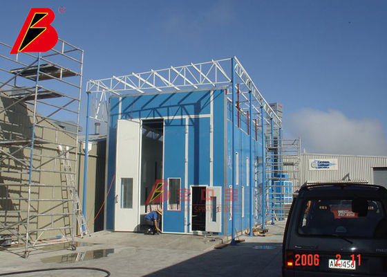 ποιότητας Λεωφορείο φορτηγών έξω από θερμαμένο θάλαμο χρωμάτων diesel τον καυστήρας με την πλατφόρμα ανελκυστήρων εργοστάσιο