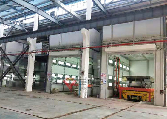 ποιότητας Στρατιωτικός θάλαμος χρωμάτων δεξαμενών με την ηλεκτρική γραμμή ζωγραφικής ψεκασμού καροτσακιών εργοστάσιο