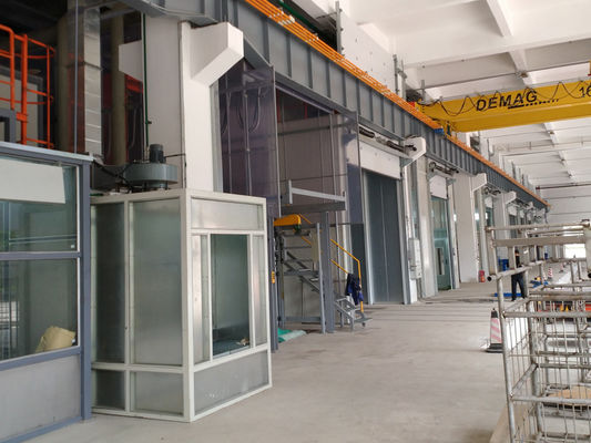 ποιότητας Καθορισμένη γραμμή παραγωγής ζωγραφικής BZB 90min με το σύστημα χρωμάτων κουρτινών νερού εργοστάσιο