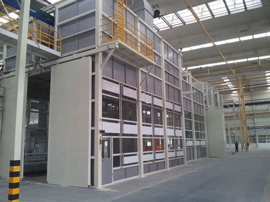 ποιότητας Ισχυρό τοπ υπόστρωμα 2.5m σιδήρου ανεμιστήρων ελάχιστη γραμμή παραγωγής ζωγραφικής εργοστάσιο